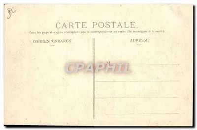 Pontaumur — Abfahrt von Herrn Burton — Circuit von Auvergne, Gordon Bennett Cup 1905 — Rückseite