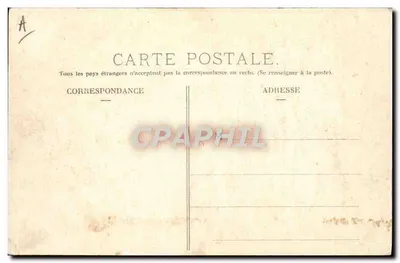 Curva da Morte, perto de Lastic — Circuito de Auvergne, Taça Gordon Bennett 1905 — L'Hirondelle, Paris — Verso