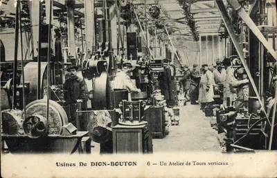 Usines De DION-BOUTON — Atelier de Tours verticaux — n°6