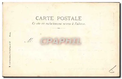 Aankomst van Barras in Bordeaux — Parijs-Madrid 1903 — Uitgever onbekend — Achterkant