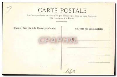 H. Farman conduciendo su 120 cv Panhard-Levassor "Mécano" — Editado por La Flèche — Reverso