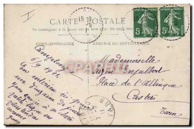 Stara karetka w lesie — ABN, n° 680 — Rewers