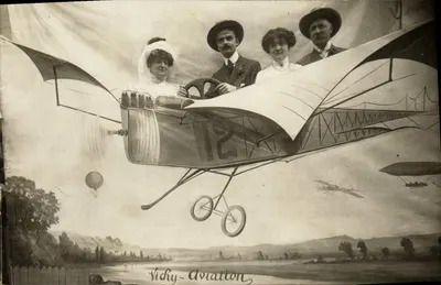Aviação em Vichy — avião n°12 — Sociedade dos Produtos « AS DE TRÉFLE »