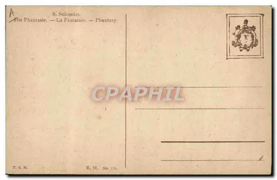 S. Solomko — Die Fantasie — R.M. Nr. 175 — Rückseite