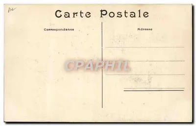 Paulhan — vlieger in zijn vliegtuig — tekening van de Labiringue — Achterkant