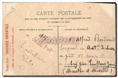 モラーン - 最高速度記録 - リムス1910 — 出版社ChicoRée, シリーズ'パウダーエクストラ' — 裏面