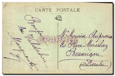Campus do VALDAHON (Doubs) — Les Bessonneaux — Edit. A. Girod, Valdahon — Verso