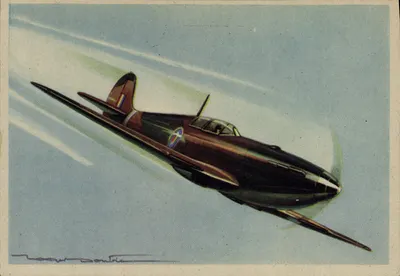 Supermarine Spitfire — Caccia 1600 cv. - 650 km/h — Edizioni Photochrom - Toulouse