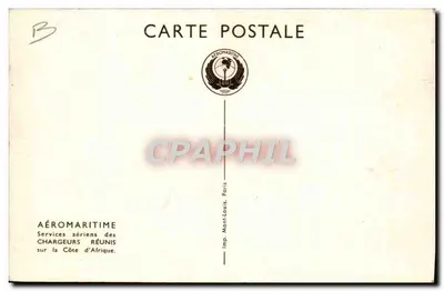 Aparelho anfíbio S. 43 — Aéromaritime — Imp. Mont-Louis, Paris — Verso