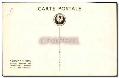 Aeroplano anfíbio S. 43 — Aéromaritime — Imp. Mont-Louis, Paris — Verso