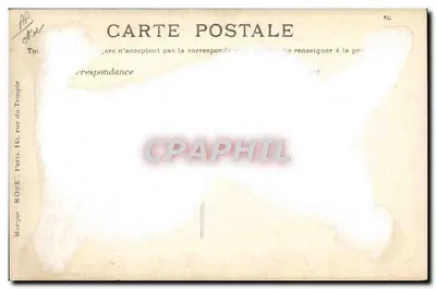 Latawiec « Le Zodiac III » — 1909 — Wydawnictwo Rose — Rewers