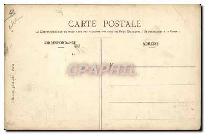 Duits dirigibeltje « Zeppelin » — 1007 — J. Hauser, fotograaf-uitgever, Parijs — Achterkant