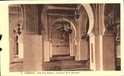 Tlemcen - Sidi Bou Méidine - Interior da Mesquita — Editor Stephan Flomsen, n° 37