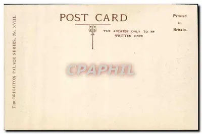 Falisy Black Rock, Brighton — seria The Brighton Palace, n° XVIII — wydawca The Brighton Palace — Rewers