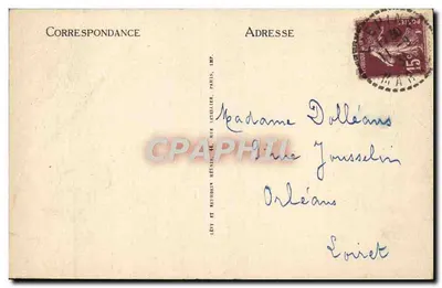 L'Épine (Marne) — A Virgem Milagrosa na Basílica Nossa Senhora — ND — Verso
