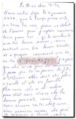 Natal — Velas amarelas e decorações — Carta postal — Verso