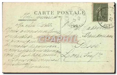 Nice — Zamek — widok z portu i wzgórza — Foto Cauvin — Nice — Rewers