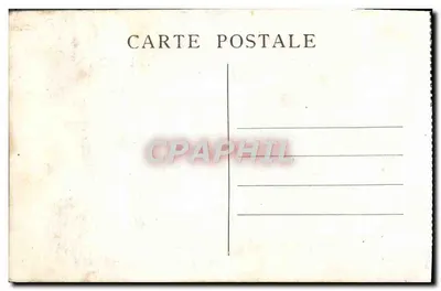 LYON — Stara świątynia NMP Fourvière — Statua Niezgarnionej Panny (wysokość 5 m. 60) — wybudowana 8 grudnia 1852 — Rewers