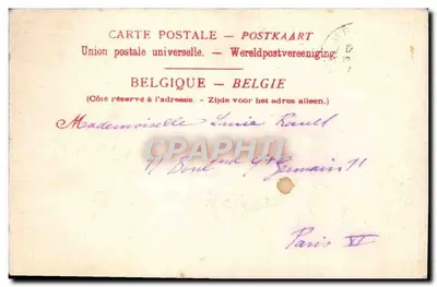 Anvers. Le Marché Couvert — wydawca anonimowy, nr 41 — Rewers