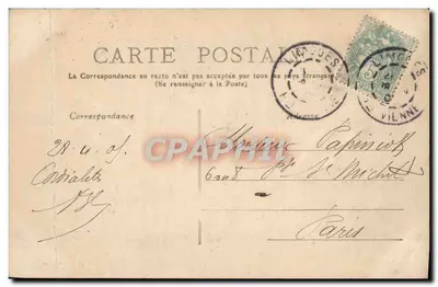 Limoges — Katedra — Col. J. M. Limoges — Rewers