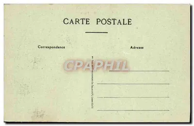 Châtelailhon — La Falaise des Boucholeurs un jour de tempête — R. Bergerin, uitgever, 66, rue des Merciers, La Rochelle — Achterkant