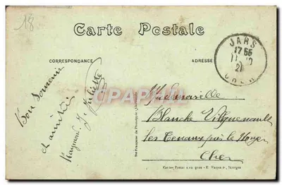 Veaugues (Cher) — A Igreja — Editor E. Maqua r. Veaugues — Verso
