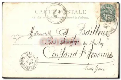 Vista Geral — Loches — editor Amitié Henri, n° 38122 — Verso