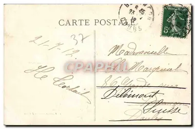 Amboise — O Castelo — G. Vagnier, editor em Blois — Verso