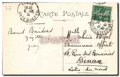 Tours (Loire-et-Loire) — Ogólny widok i Loira (strona zachodnia) — A. P. — Rewers