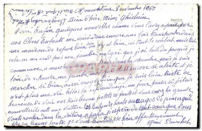 Bilhete postal moderno A Oasis Bretã Moncontour A sala de jantar O salão O parque Quarto de dormir — Verso