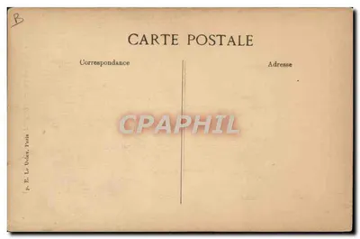 Secagem da roupa — Marinha Nacional — Editor P. E. Le Daley, Paris, n° 1274 — Verso