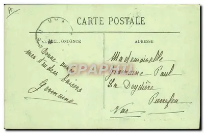 Toulon — La Escuadra durante la Revisión del Presidente — LL — Reverso