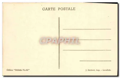 Wyposażenie kolejowe transportu "porte-à-porte" — Wydawnictwo "Bulletin P.L.M." — Rewers