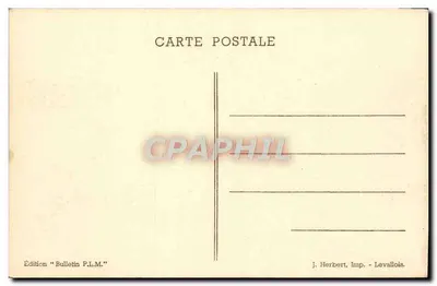 Acoplamento Bugatti, saindo de Paris-P.L.M. — Verso