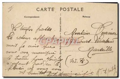 Amour à Nantes — Qui trop embrasse manque le train ! — Éditeur non identifié, n° 163 — Rewers
