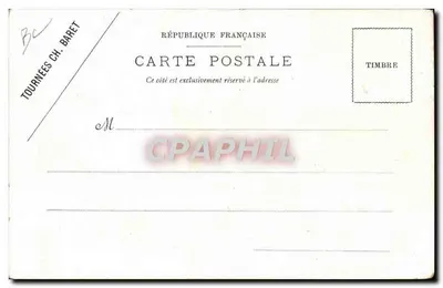 Napoléon das Tournées — Caricatura de Ch. Baret — Coleção das cartazes das TOURNÉES BARET — N° 9 — Verso
