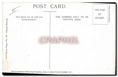 Locomotive n° 999 — Midland Railway — The Locomotive Publishing Company, Ltd. — Rewers