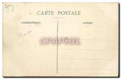M. H. Latham en Monoplan "Antoinette", en su puesto de vuelo — Librairie Militaire Guérin, Mourmelon — Reverso