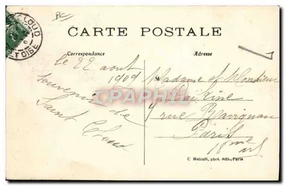 L'Aeroplano BLÉRIOT n° 11 in volo — I Pionieri del cielo — editore C. Malcuit, Parigi, n° 126 — Verso