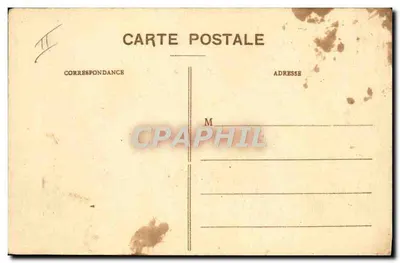 Bilhete postal antigo Avião Aviação Segunda travessia do Canal de Lesseps sobre monoplano Bleriot em Fortes Tolles Continental — Verso