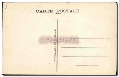 Monument do Aviador Gilbert — Vichy — Novo Parque — G. D'O. - 75 — Verso
