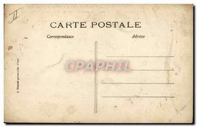 Lecący samolot H. FARMAN N° 3 — seria 1157 — J. Hauser photo-édits Paris — Rewers