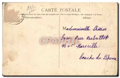 Mont Ventoux — Höhe 1908 m. — Die Terrasse des Observatoriums — Nouvelles Galeries, Carpentras — Rückseite