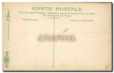 Circuit de la Seine-Inférieure — De Weg bij Étampes — Uitgever: Aqua Photo, Parijs — Achterkant