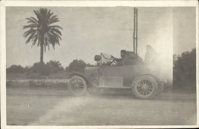Carro na estrada de Chibar — 1925 — Carte postale Bilhete postal antigo