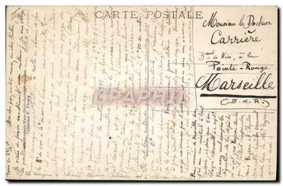 CAŁY PARYŻ — Obraz „Clément-Bayard” unoszący się nad Placem Rewolucji — F. F. (wydawca) — Rewers