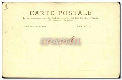 Dirigível "Ville de Paris" — Surcouf-Kapferer — editor não identificado, número de série não visível — Verso