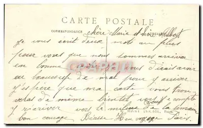 Paryż – Hotel de Ville — E.M. — n° 5002 — Rewers