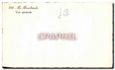 La Bourboule — Ogólny widok — n°116 — Rewers