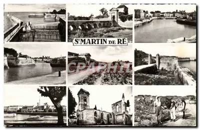Saint-Martin-de-Ré — 9 vistas em preto e branco — Les Éditions Victor-Hugo